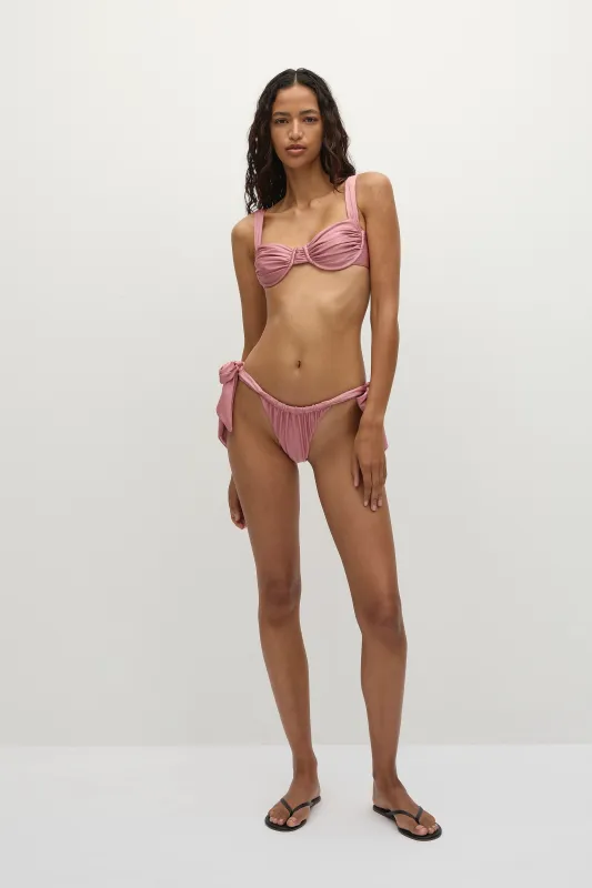 Costa Bikini Bottom Puce - Final Sale sold by Faithfull the Brand