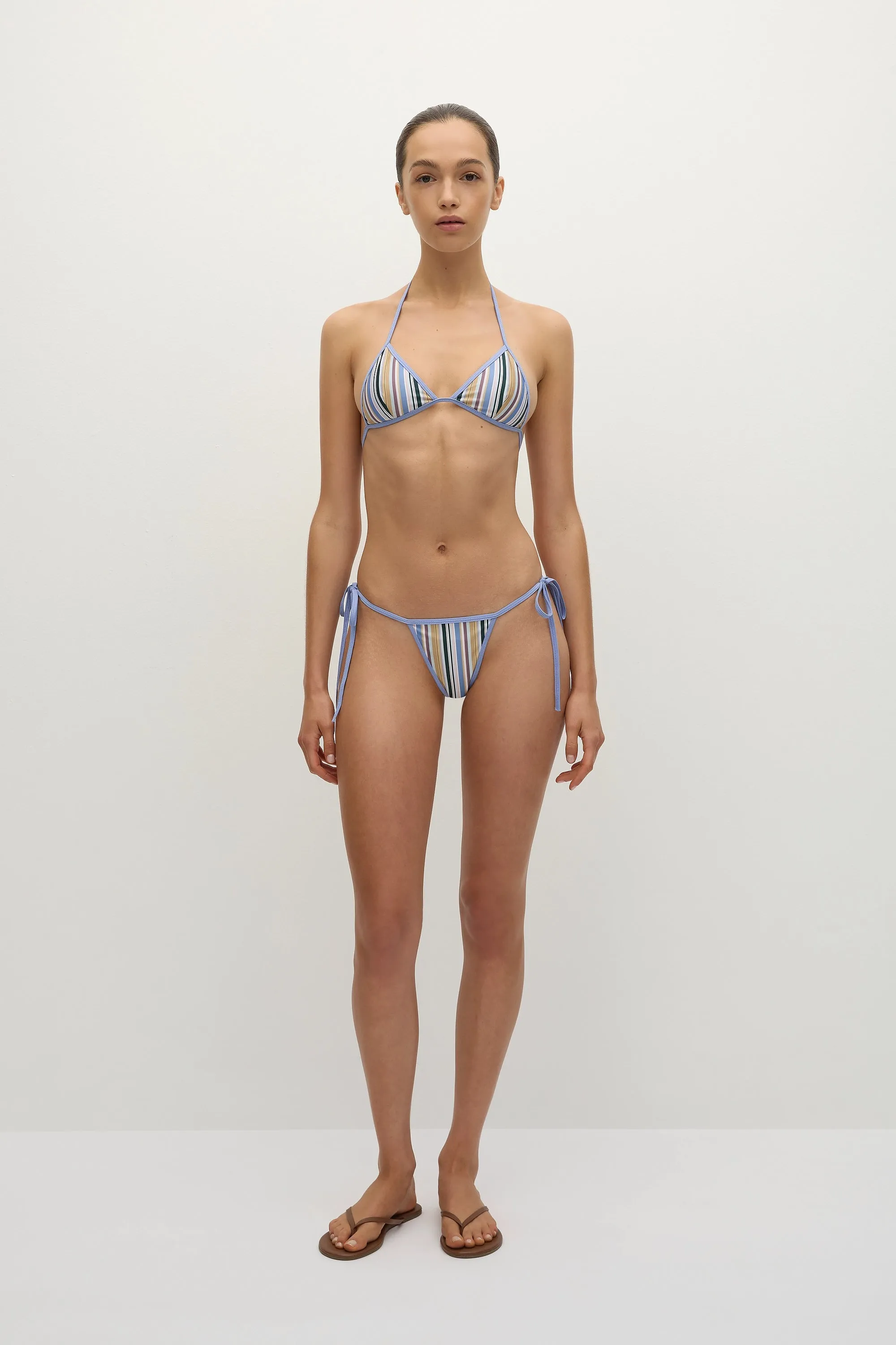 Adra Bikini Bottom Sifnos Stripe - Final Sale sold by Faithfull the Brand