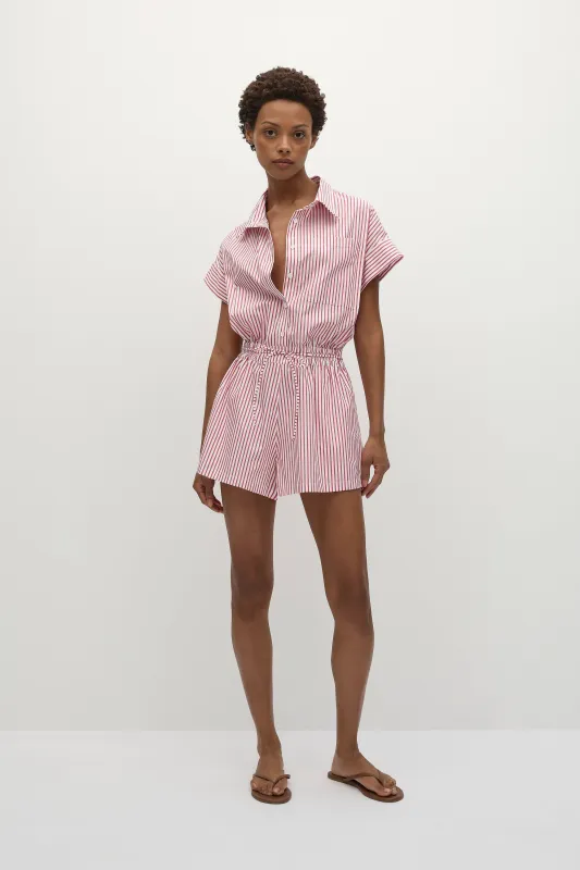 Zion Playsuit Riviera Stripe - Final Sale sold by Faithfull the Brand