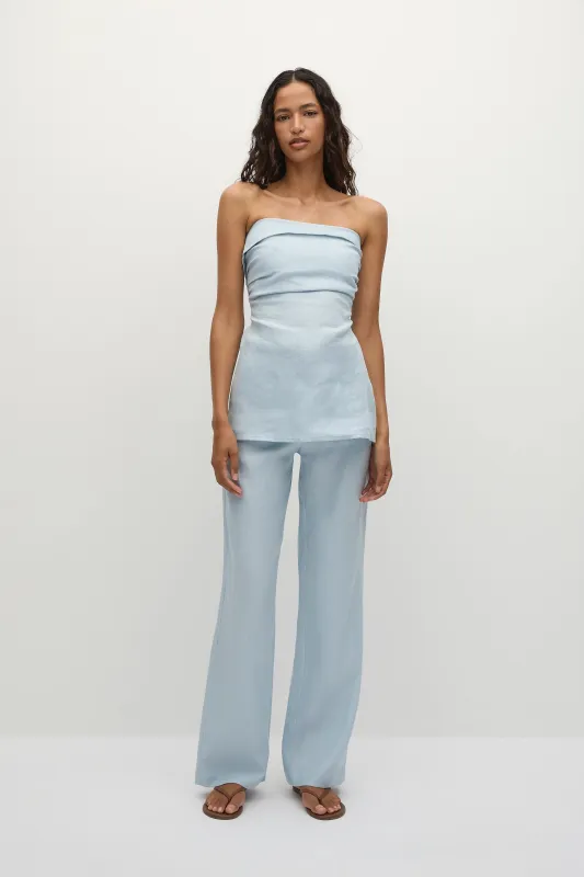 Boe Tunic Top Sky Blue - Final Sale sold by Faithfull the Brand