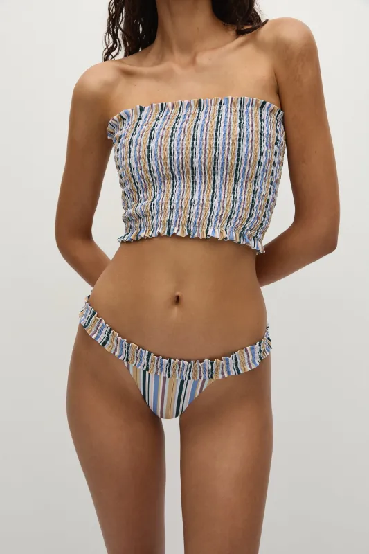 Elisa Bikini Top Sifnos Stripe - Final Sale sold by Faithfull the Brand
