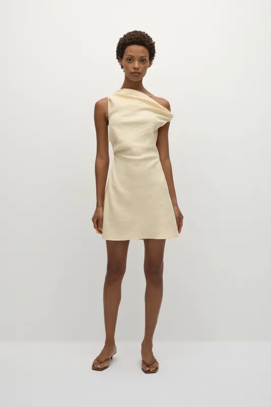 Suis Mini Dress Butter - Final Sale sold by Faithfull the Brand