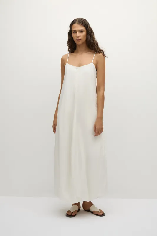 Aniela Maxi Dress White sold by Faithfull the Brand