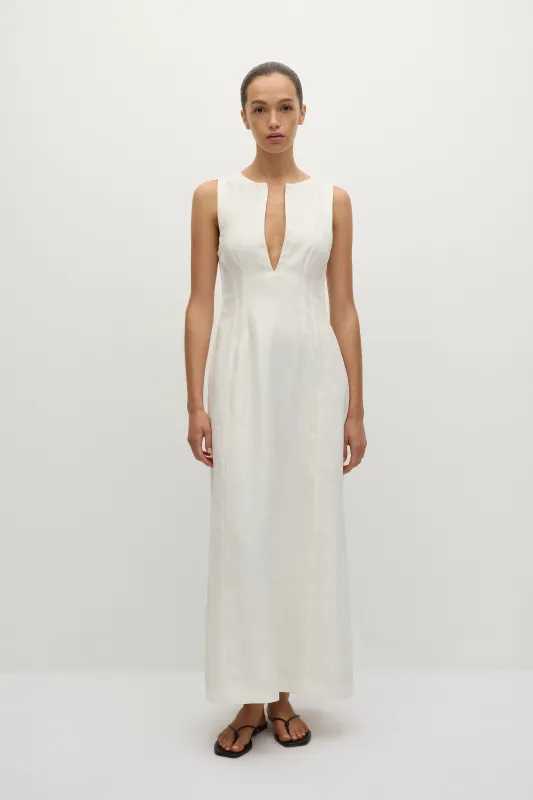 Melia Maxi Dress White - Final Sale sold by Faithfull the Brand
