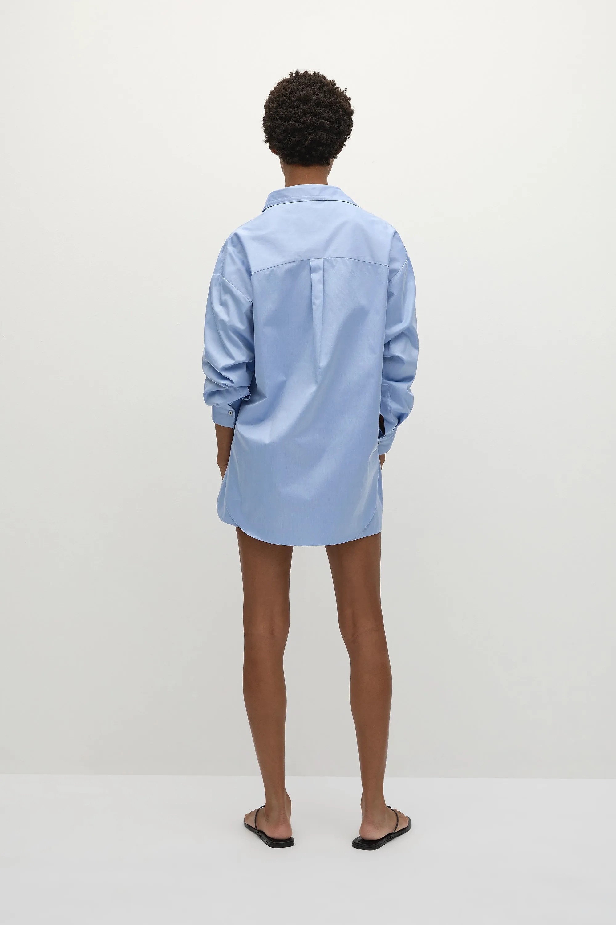 En Vau Oversized Shirt Soft Blue - Final Sale sold by Faithfull the Brand product image thumbnail 4