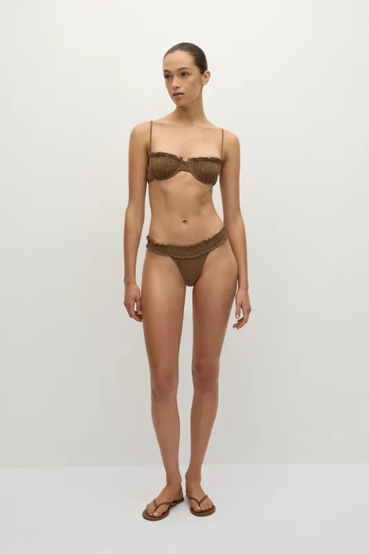 Esterel Bikini Bottom Clay sold by Faithfull the Brand