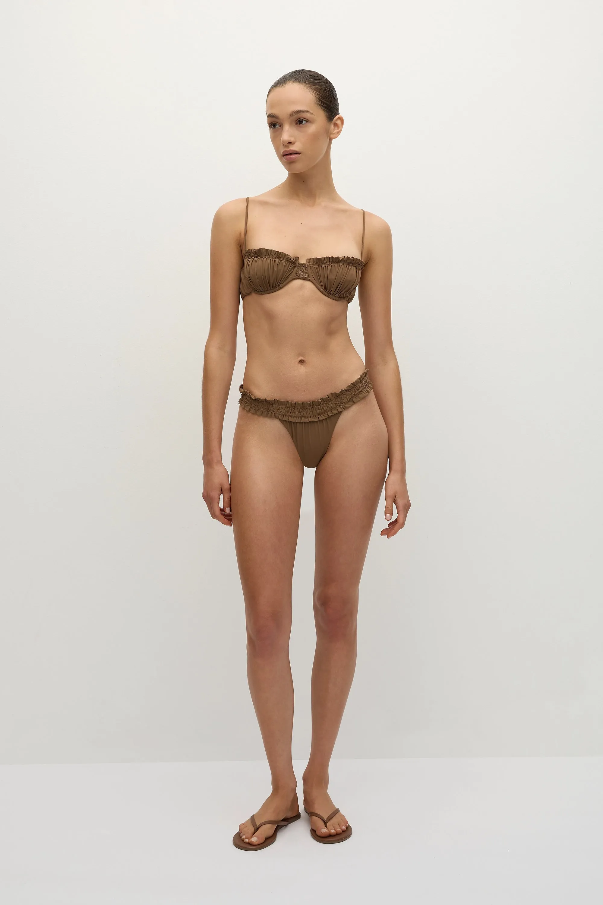 Esterel Bikini Bottom Clay - Final Sale sold by Faithfull the Brand
