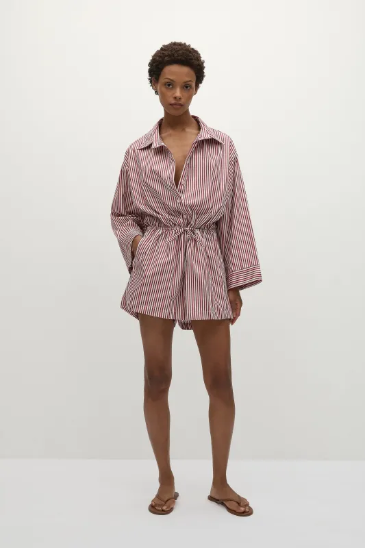 Freja Playsuit Clare Stripe - Final Sale sold by Faithfull the Brand