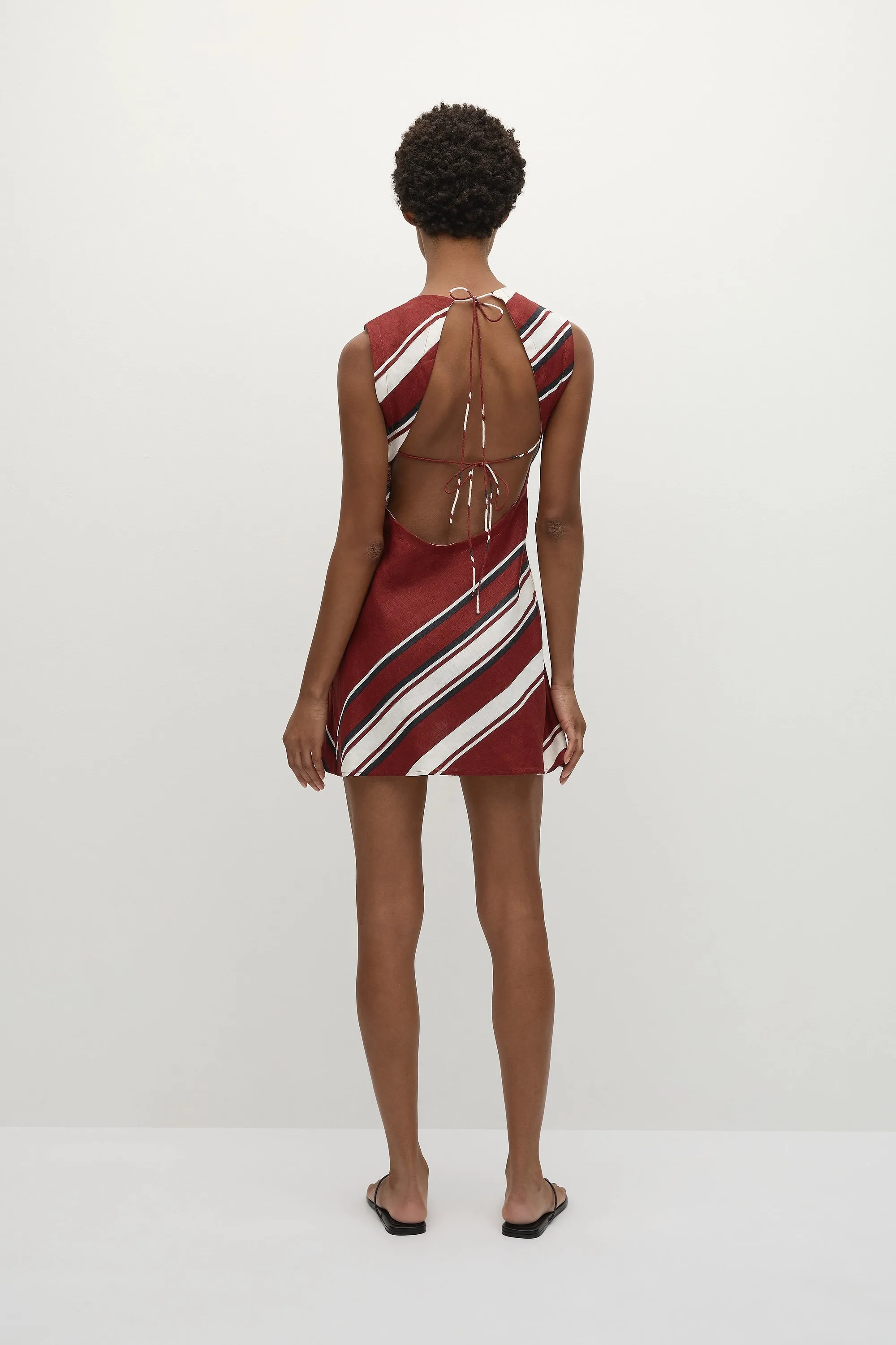 Julia Mini Dress Hydra Stripe - Final Sale sold by Faithfull the Brand product image thumbnail 5