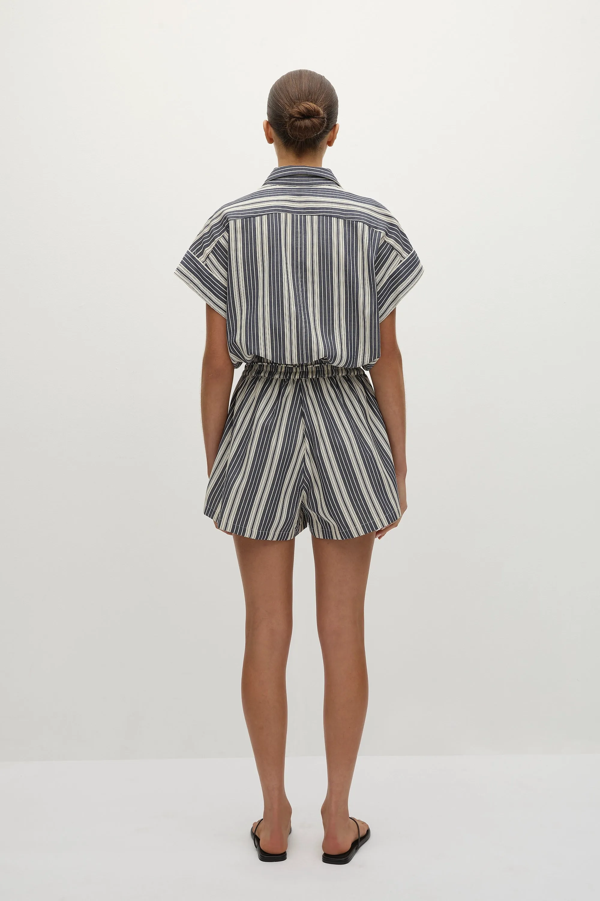 Cyrene Playsuit Antique Navy Stripe - Final Sale sold by Faithfull the Brand product image thumbnail 4