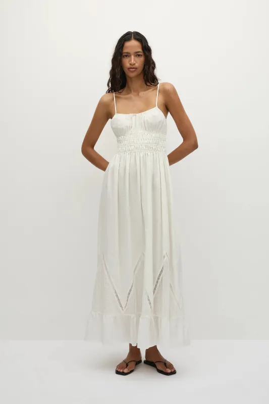 Meline Maxi Dress White - Final Sale sold by Faithfull the Brand