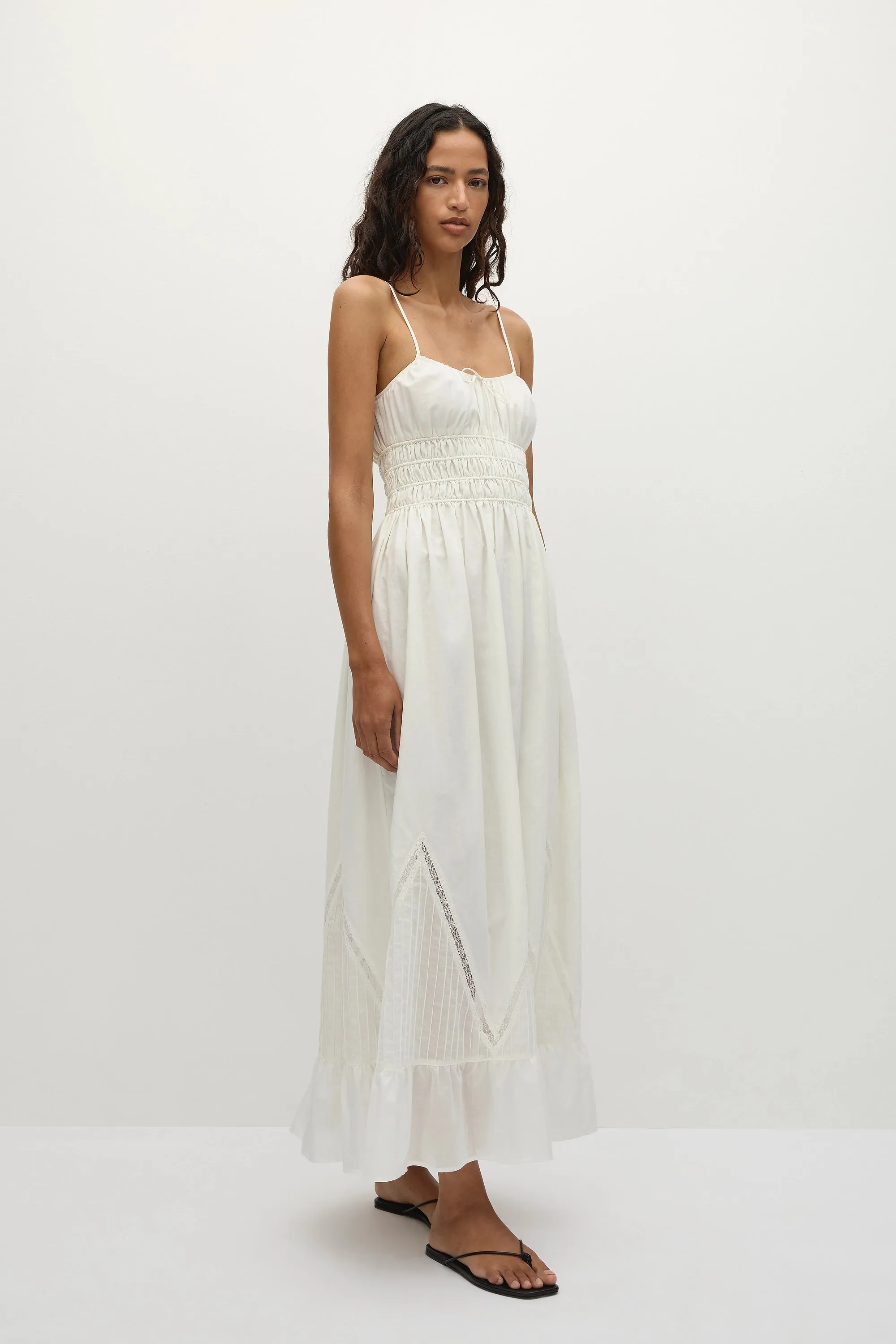 Meline Maxi Dress White - Final Sale sold by Faithfull the Brand product image thumbnail 4