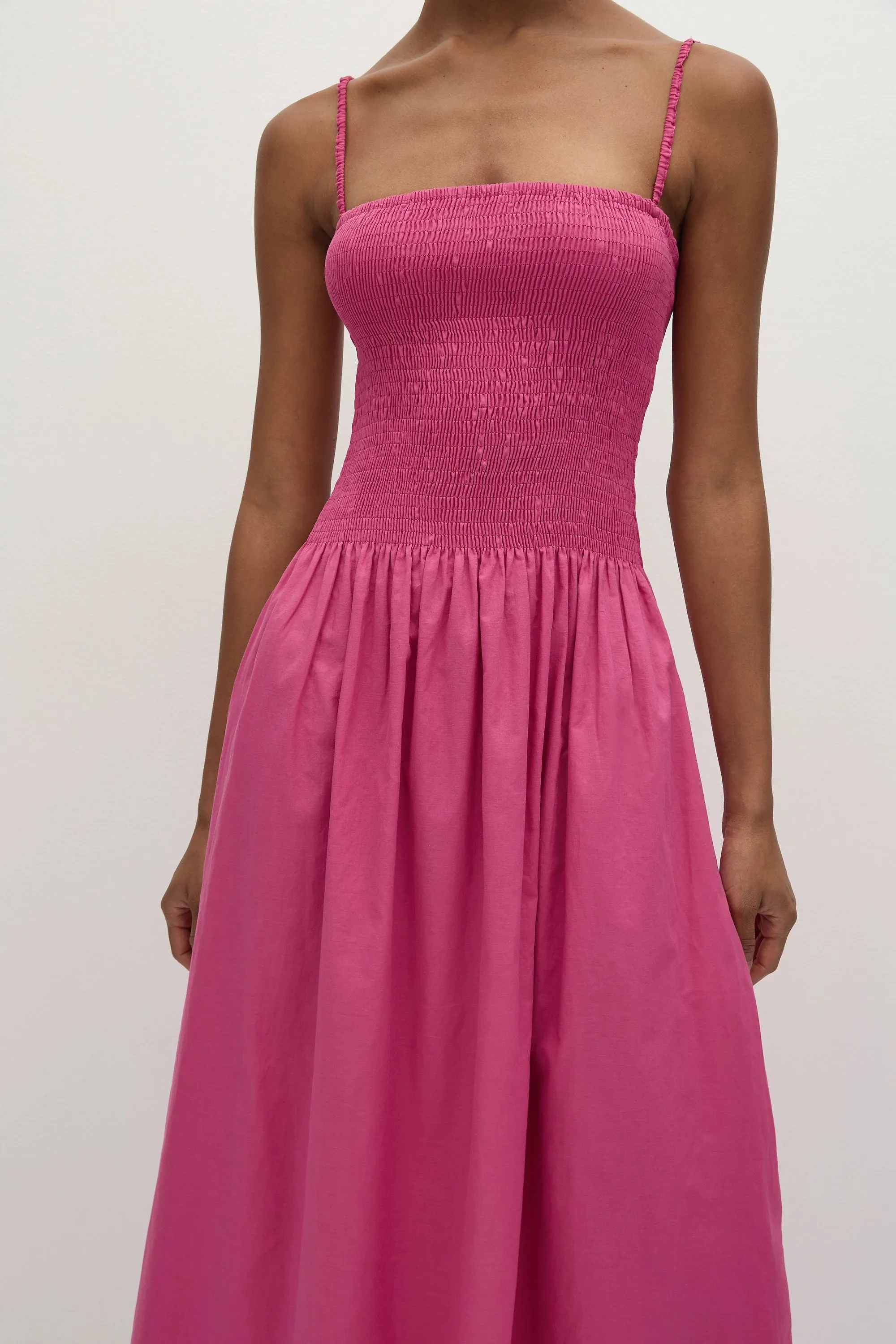 Phoebe Maxi Dress Cerise sold by Faithfull the Brand product image thumbnail 2