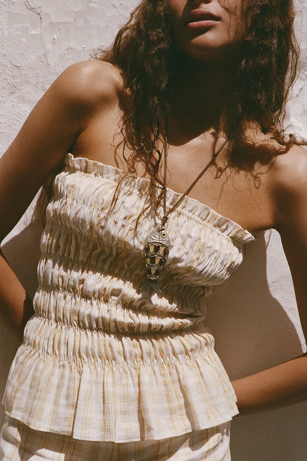 Iris Top Piato Check - Final Sale sold by Faithfull the Brand product image thumbnail 2