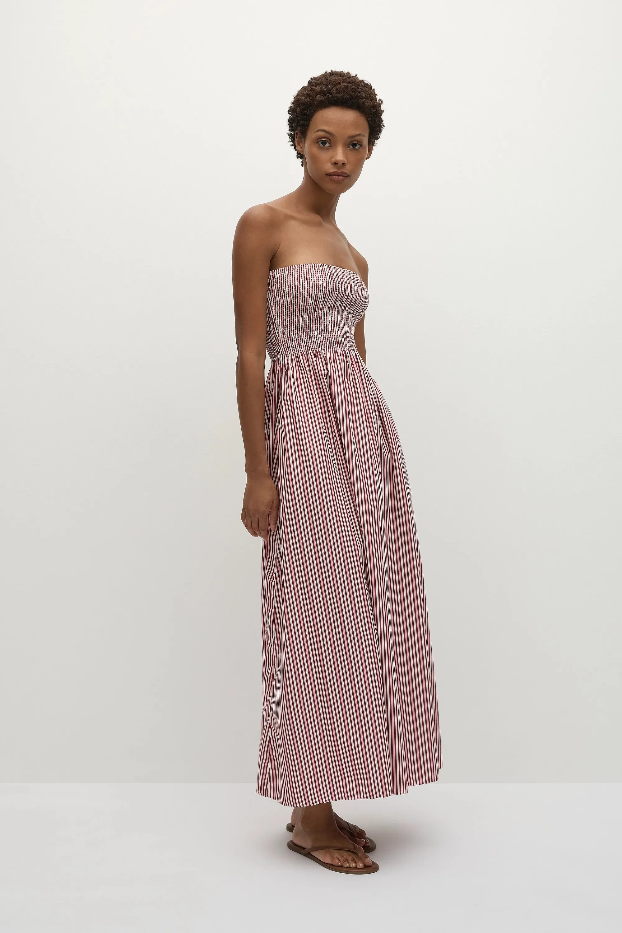 Sanya Maxi Dress Clare Stripe sold by Faithfull the Brand product image thumbnail 4