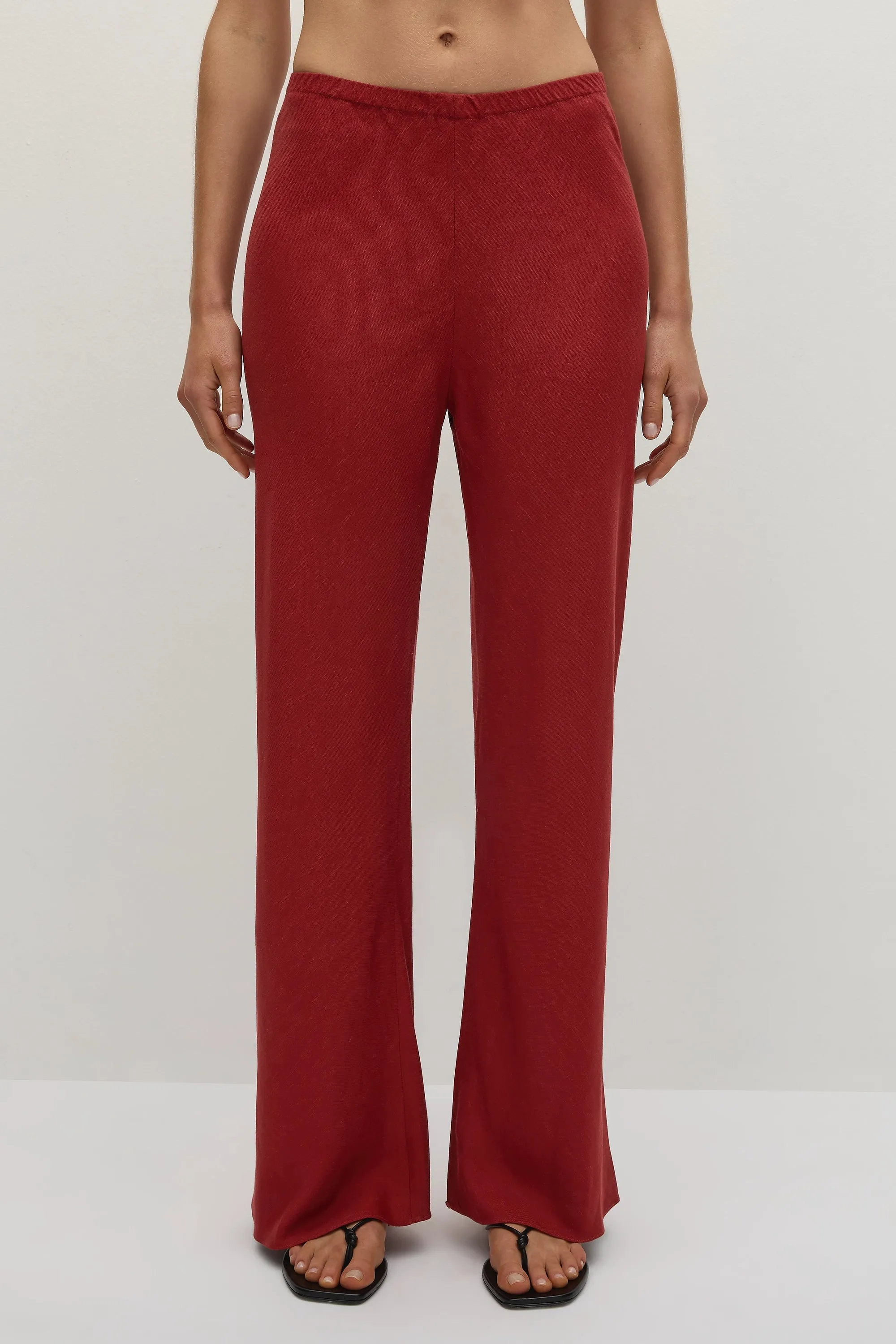 Florine Pant Deep Red - Final Sale sold by Faithfull the Brand product image thumbnail 2