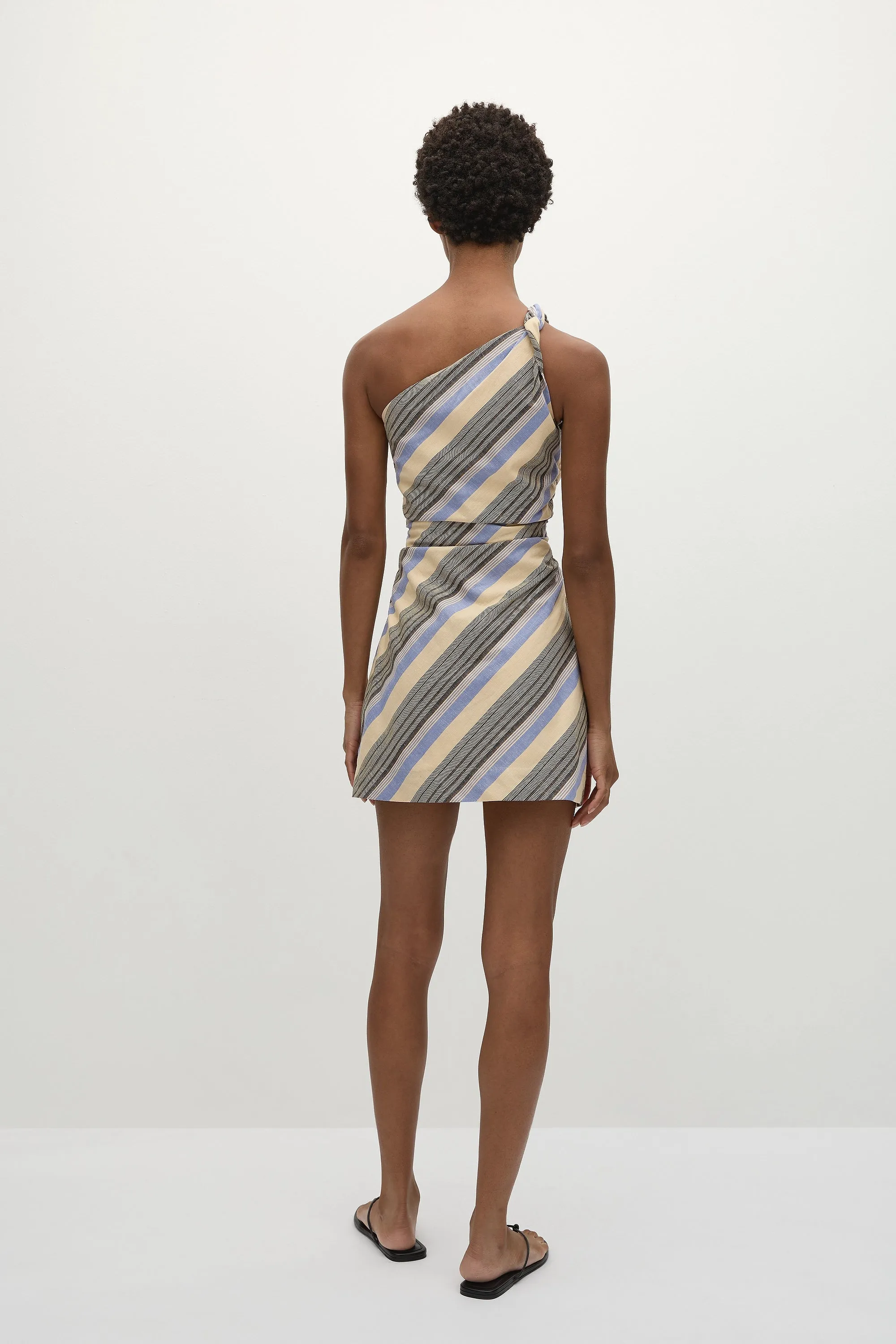 Marga Mini Dress Marine Stripe - Final Sale sold by Faithfull the Brand product image thumbnail 5