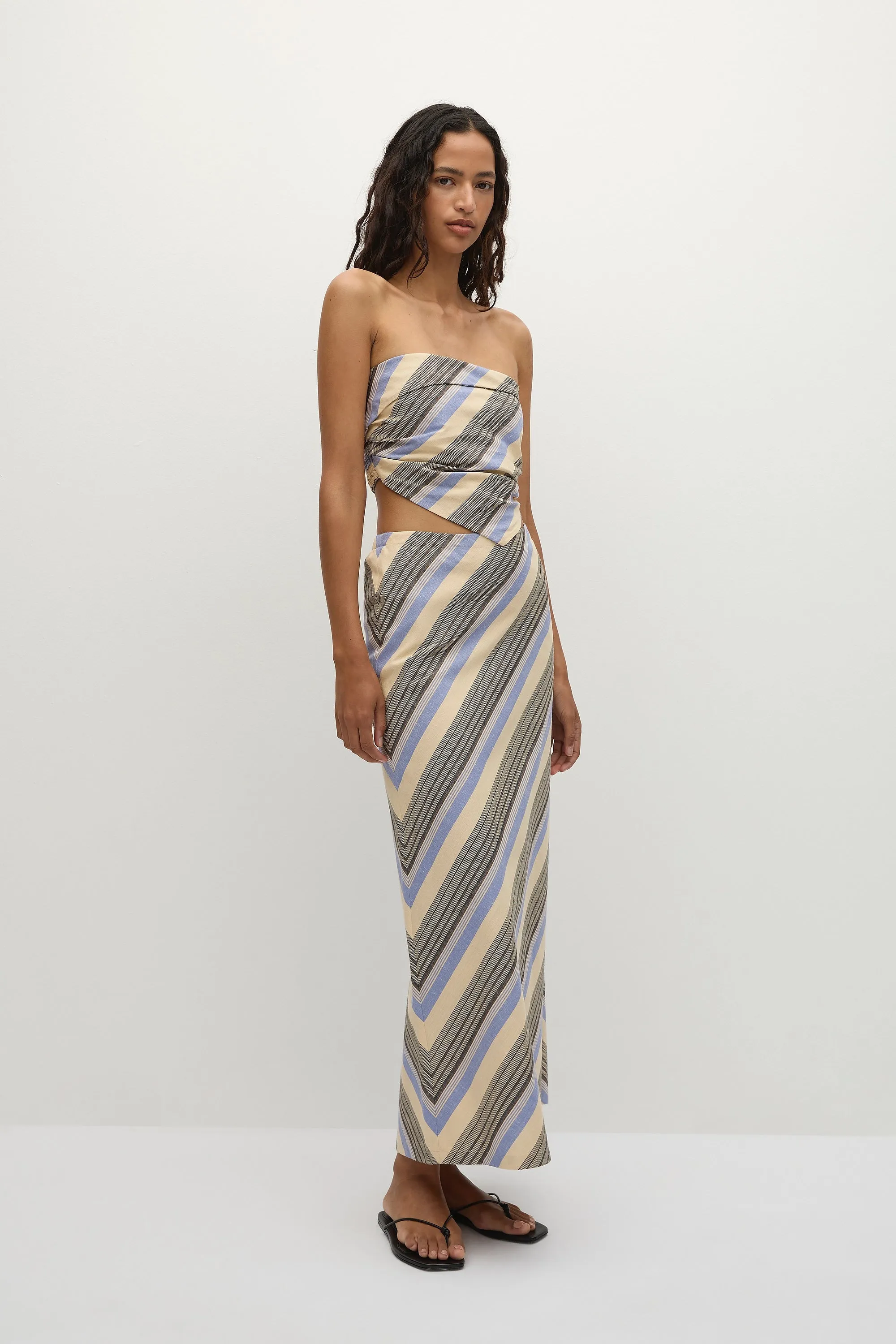 Elise Skirt Marine Stripe - Final Sale sold by Faithfull the Brand product image thumbnail 4