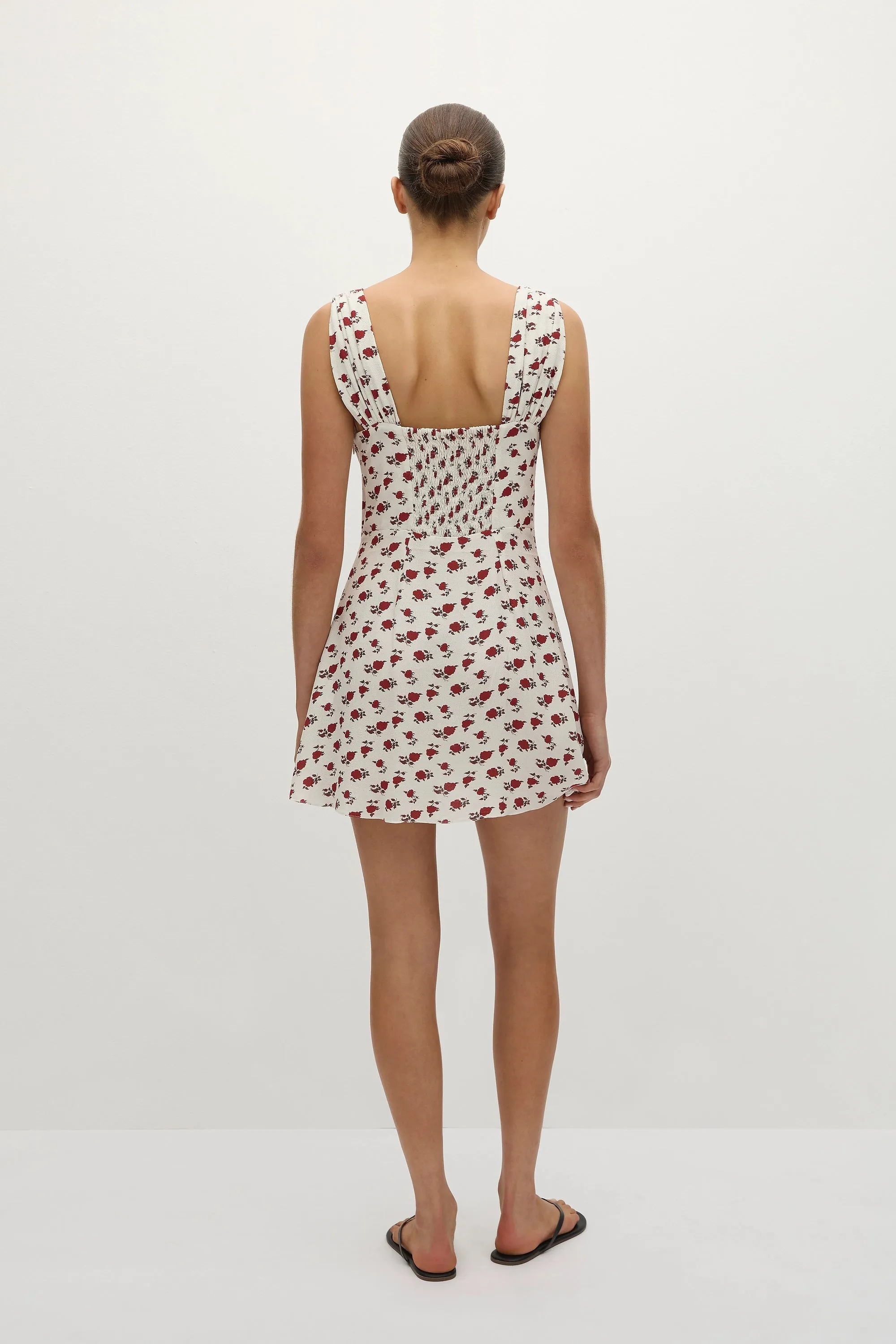 Mela Mini Dress Hazy Rose Deep Red sold by Faithfull the Brand product image thumbnail 3