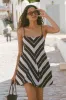 Aniela Mini Dress Athens Stripe sold by Faithfull the Brand