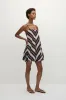 Aniela Mini Dress Athens Stripe sold by Faithfull the Brand