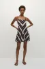 Aniela Mini Dress Athens Stripe sold by Faithfull the Brand