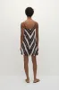 Aniela Mini Dress Athens Stripe sold by Faithfull the Brand