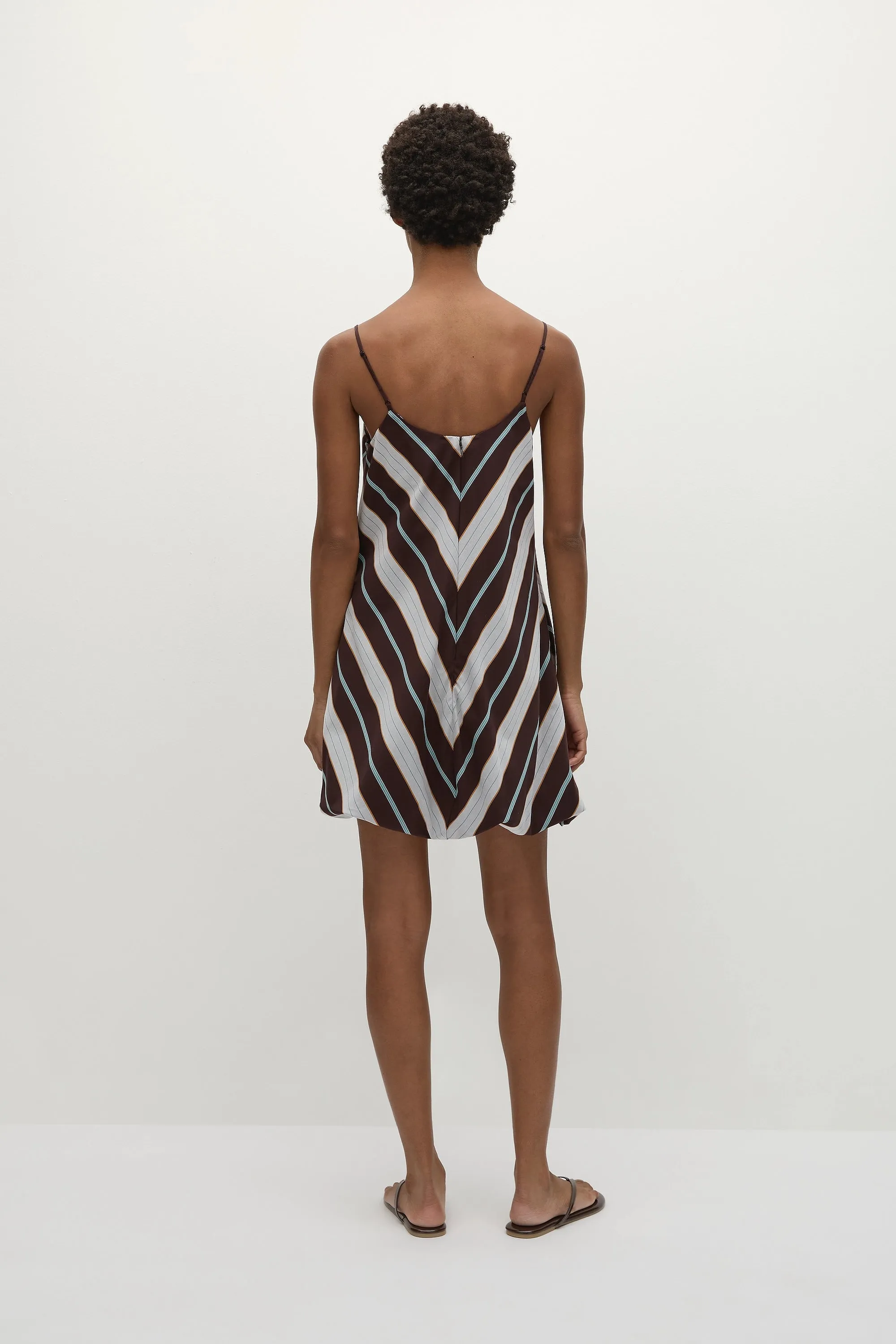 Aniela Mini Dress Athens Stripe - Final Sale sold by Faithfull the Brand product image thumbnail 5