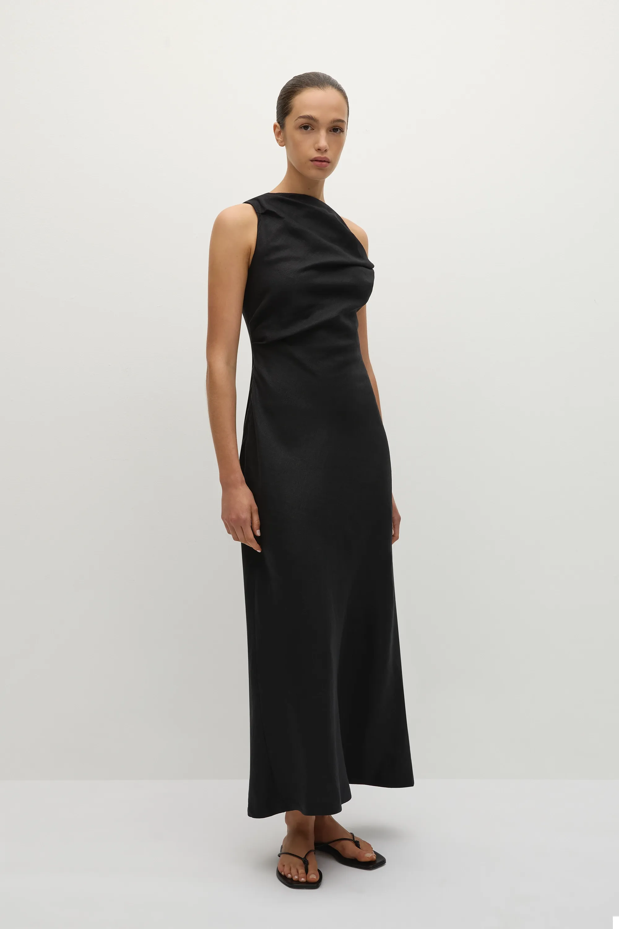 Suis Midi Dress Black - Final Sale sold by Faithfull the Brand product image thumbnail 3