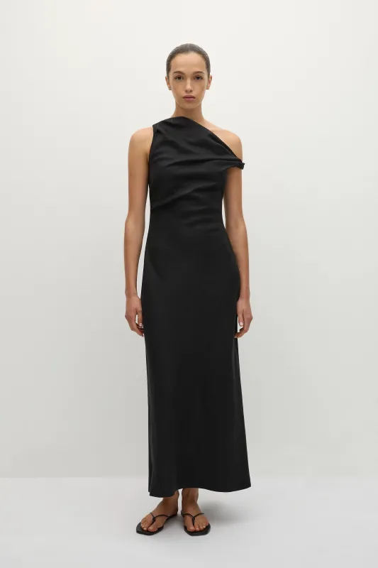 Suis Midi Dress Black - Final Sale sold by Faithfull the Brand