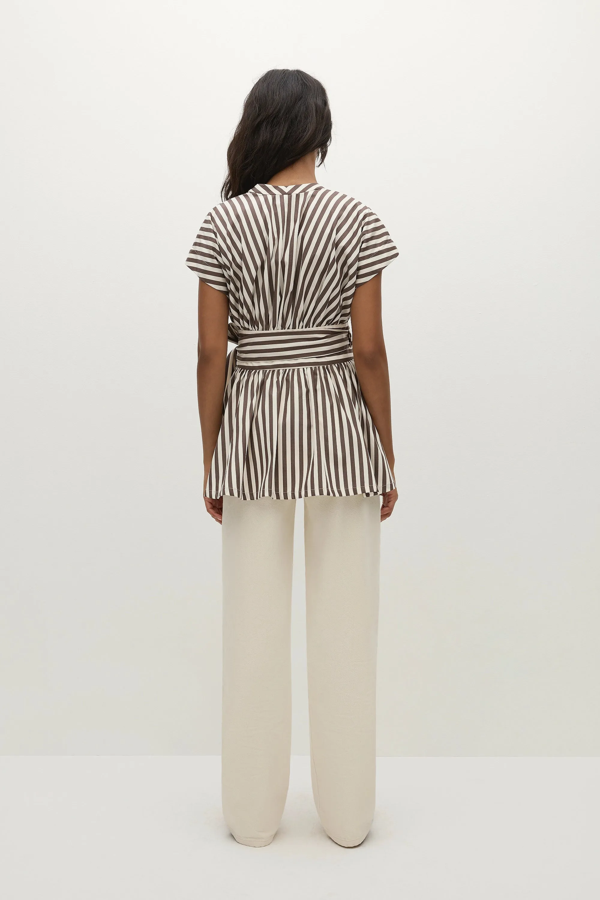 Lova Top Norway Stripe Espresso - Final Sale sold by Faithfull the Brand product image thumbnail 4