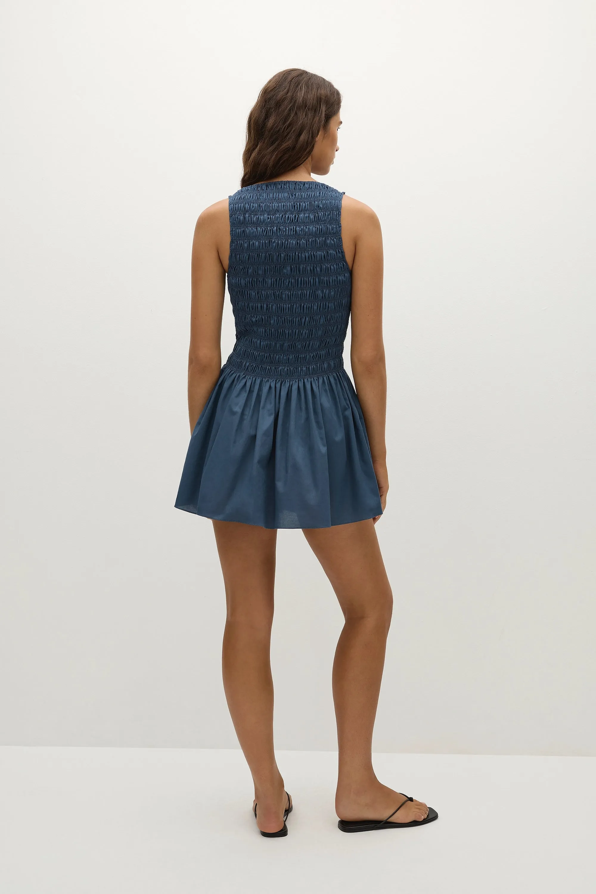 Noa Mini Dress Vintage Navy - Final Sale sold by Faithfull the Brand product image thumbnail 4
