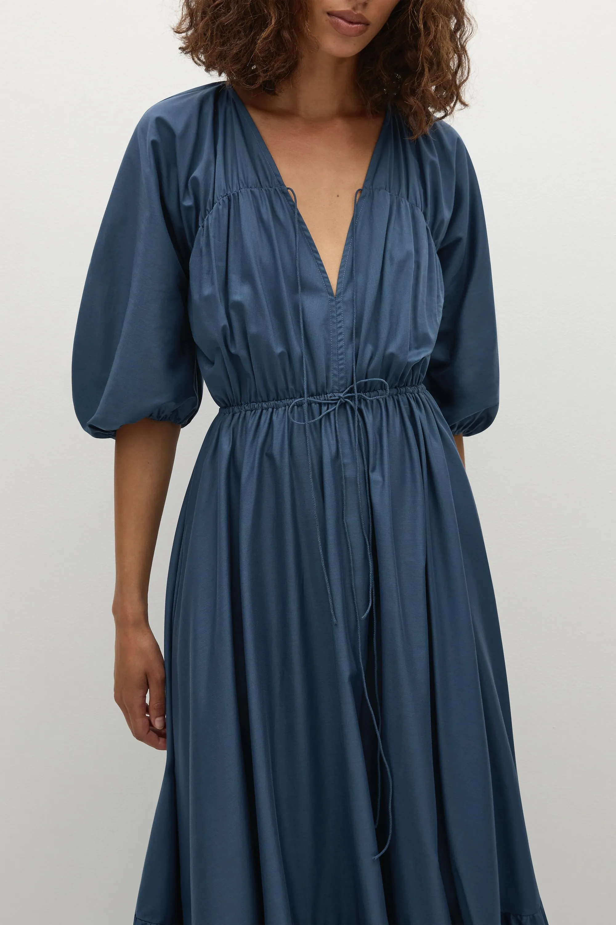 Sigrid Maxi Dress Vintage Navy - Final Sale sold by Faithfull the Brand product image thumbnail 2