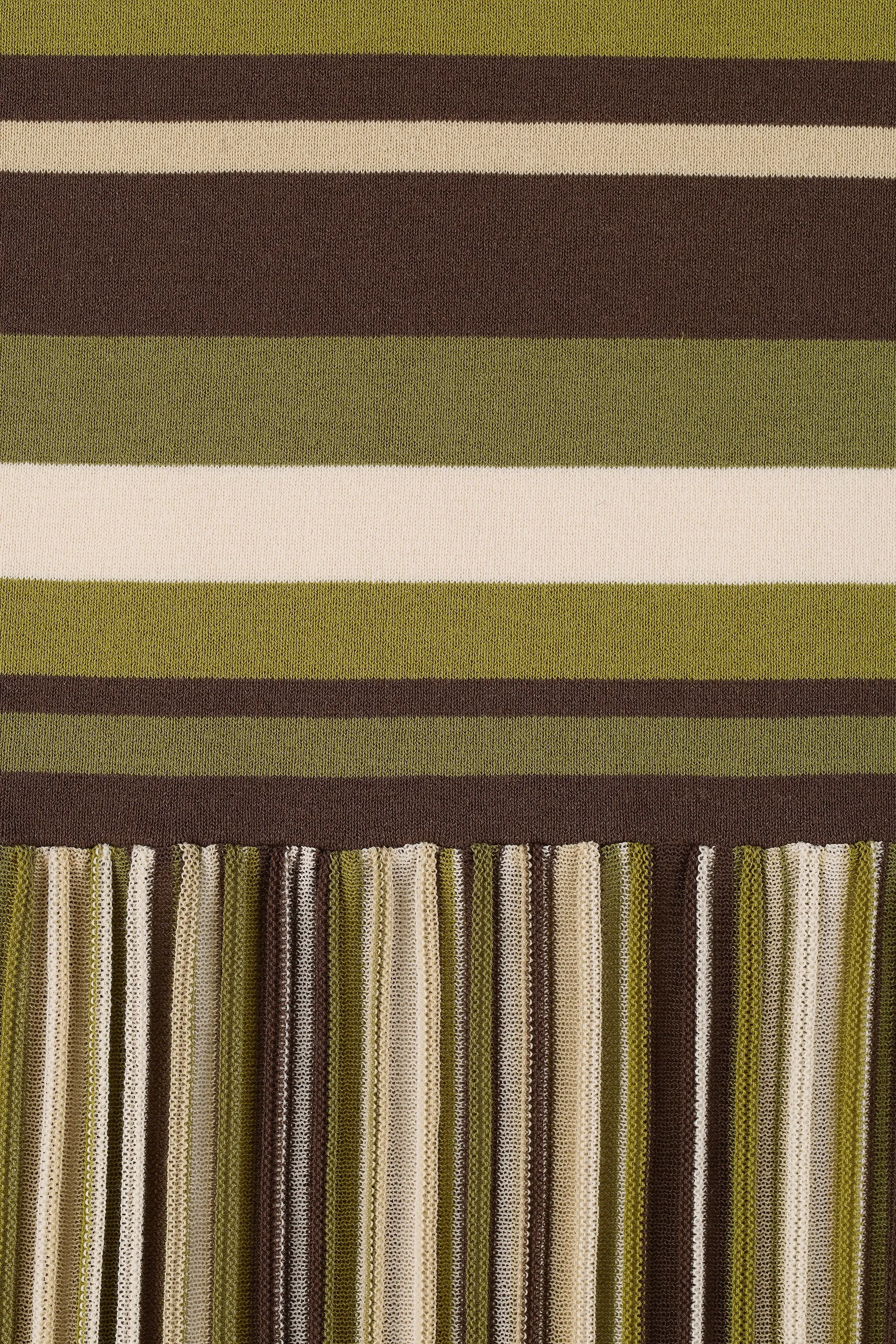 Essenia Knit Dress Espresso Pine Stripe sold by Faithfull the Brand product image thumbnail 5