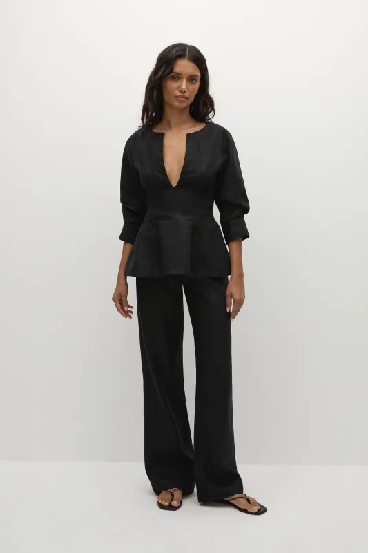 Asha Top Black - Final Sale sold by Faithfull the Brand