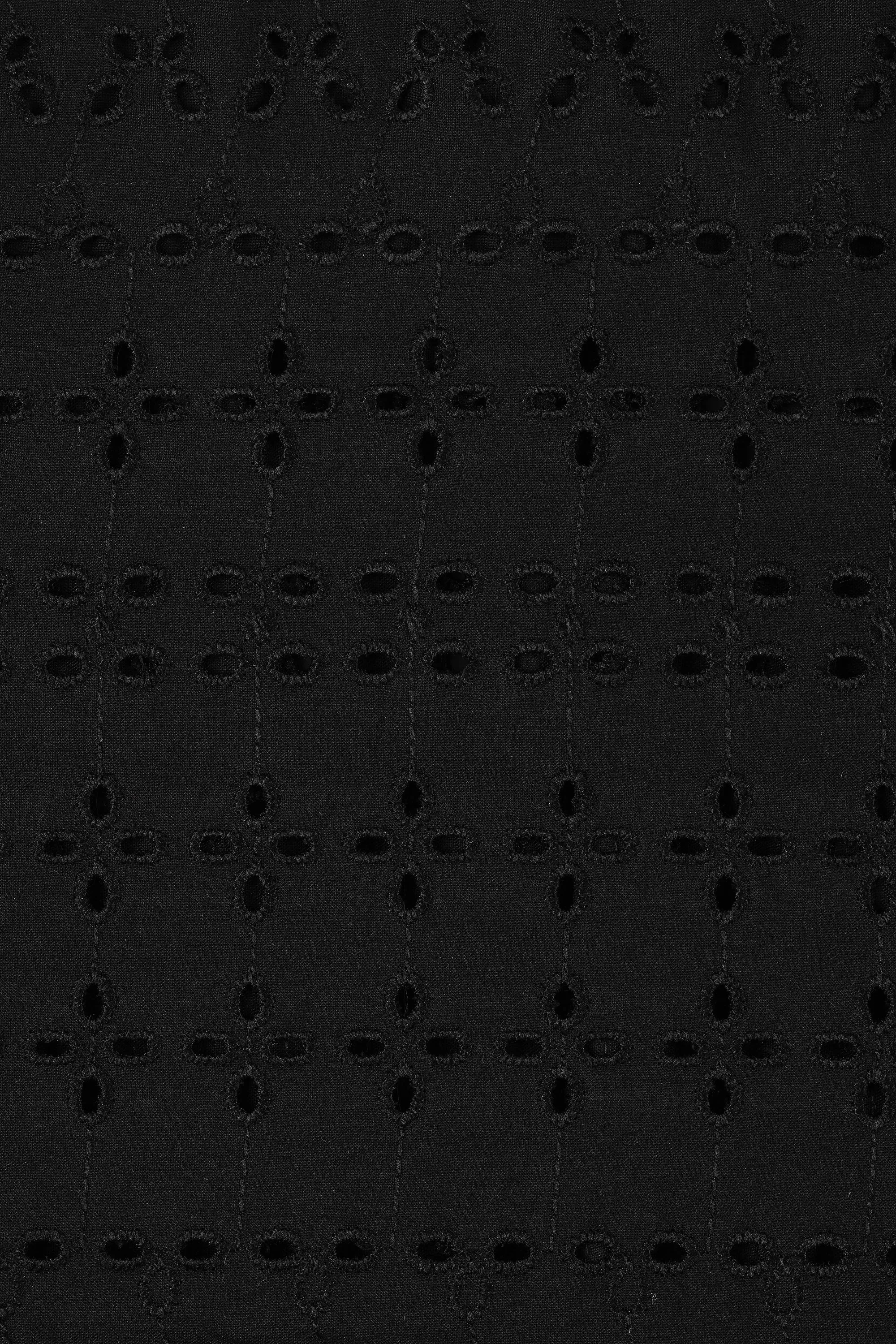 Tuva Midi Dress Agnes Broderie Anglaise Black - Final Sale sold by Faithfull the Brand product image thumbnail 5