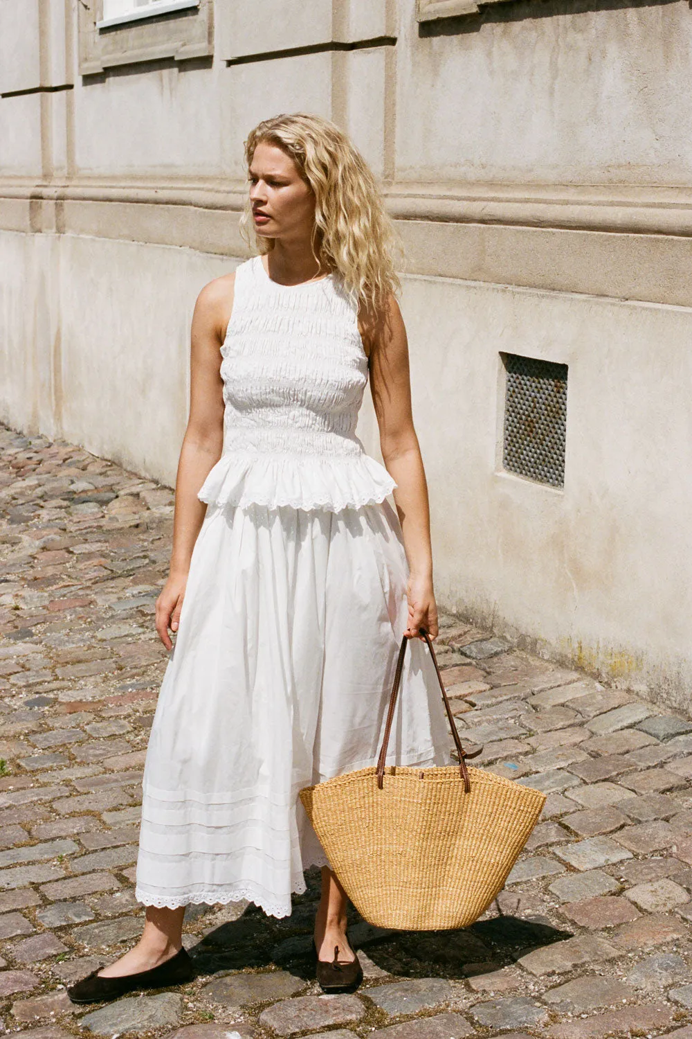 Ruth Skirt White - Final Sale sold by Faithfull the Brand product image thumbnail 2