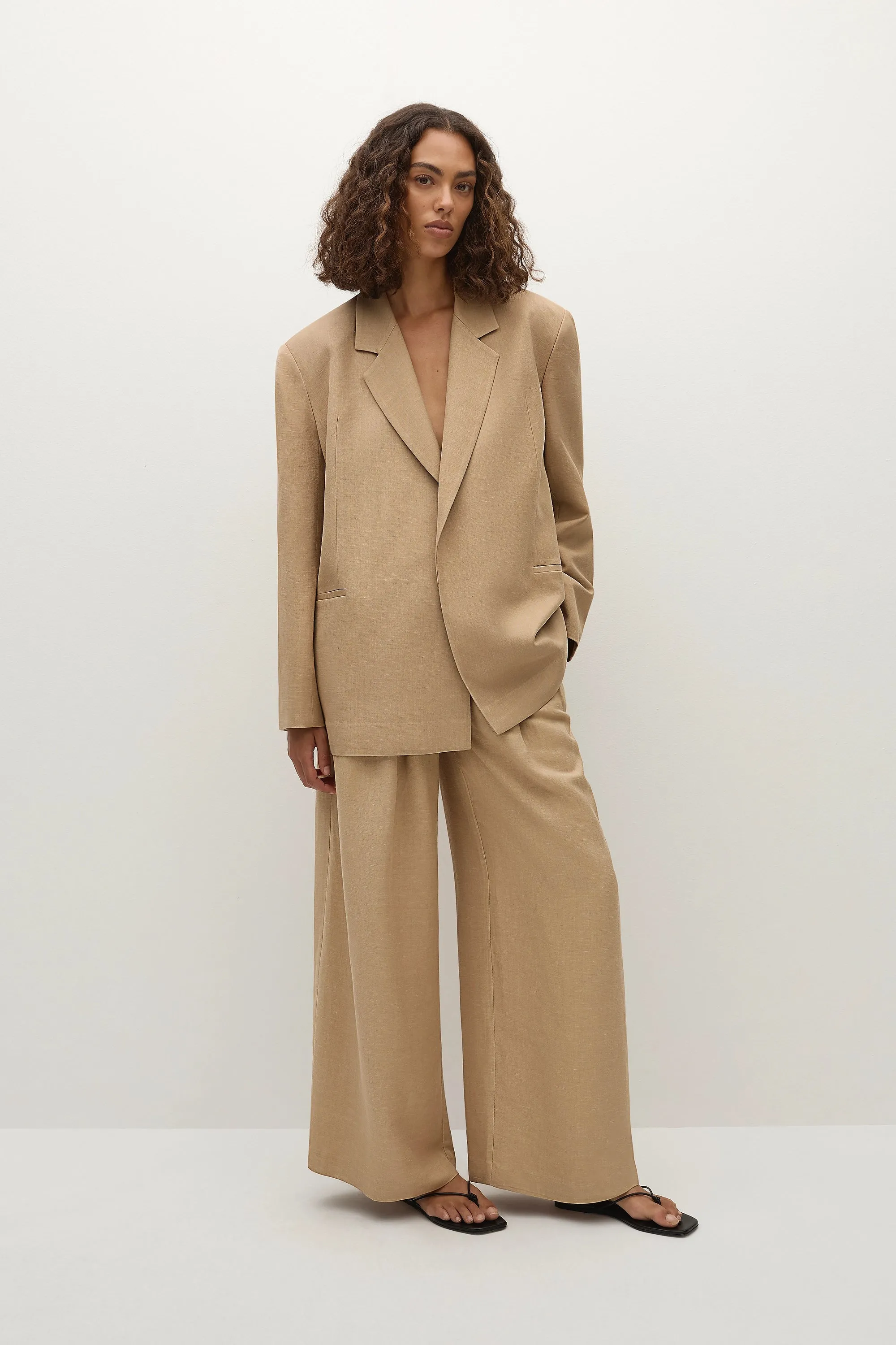 Astrid Trouser Sahara - Final Sale sold by Faithfull the Brand product image thumbnail 3