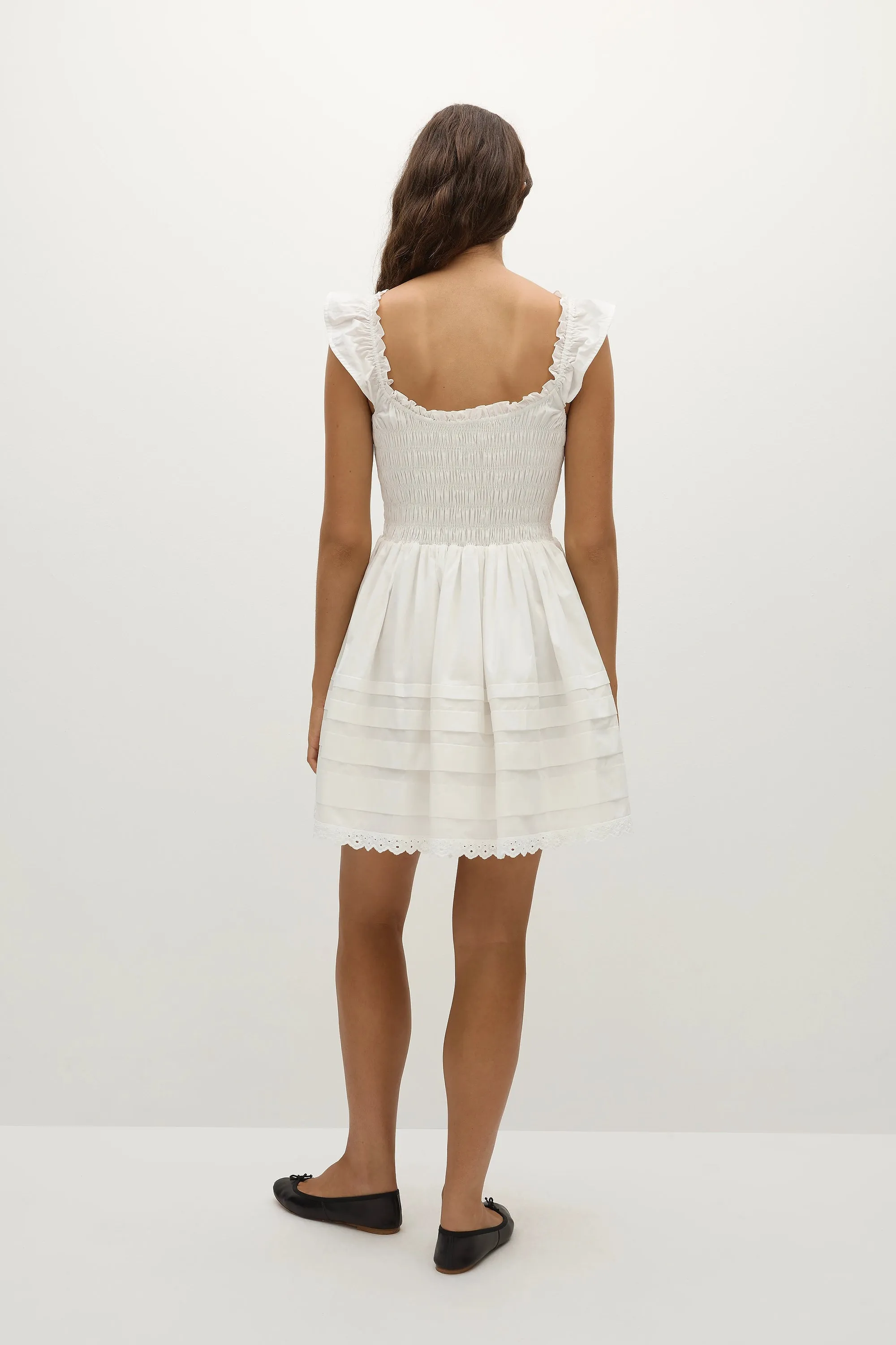 Maja Mini Dress White - Final Sale sold by Faithfull the Brand product image thumbnail 4