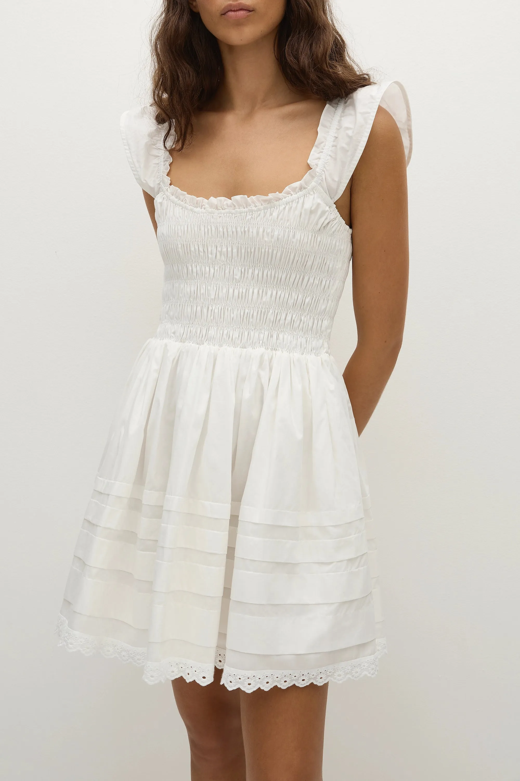 Maja Mini Dress White - Final Sale sold by Faithfull the Brand product image thumbnail 2
