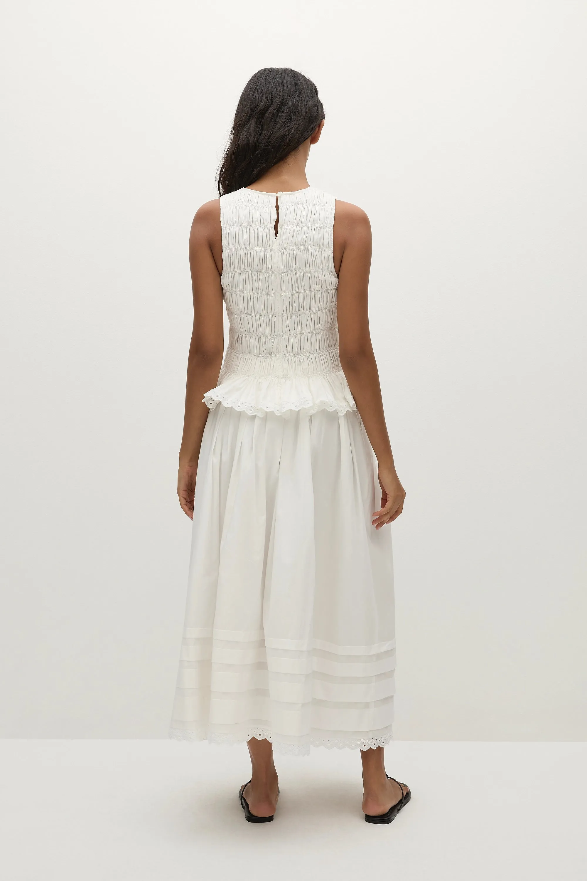 Thea Top White - Final Sale sold by Faithfull the Brand product image thumbnail 5