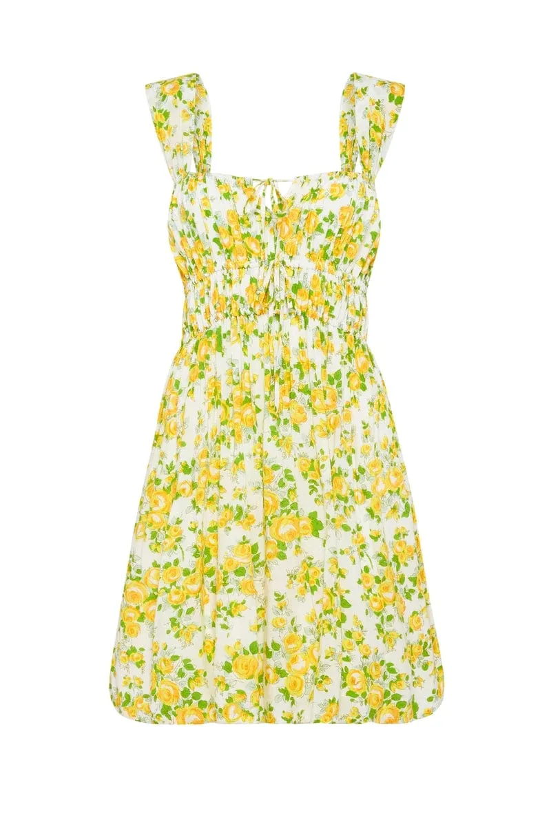Praia Mini Dress Morello Floral Print - Final Sale sold by Faithfull the Brand product image thumbnail 5