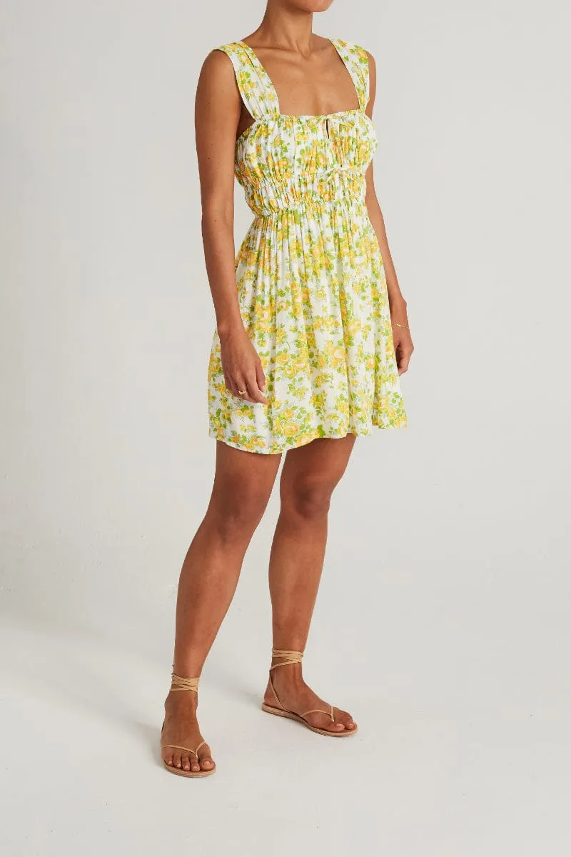 Praia Mini Dress Morello Floral Print - Final Sale sold by Faithfull the Brand product image thumbnail 3