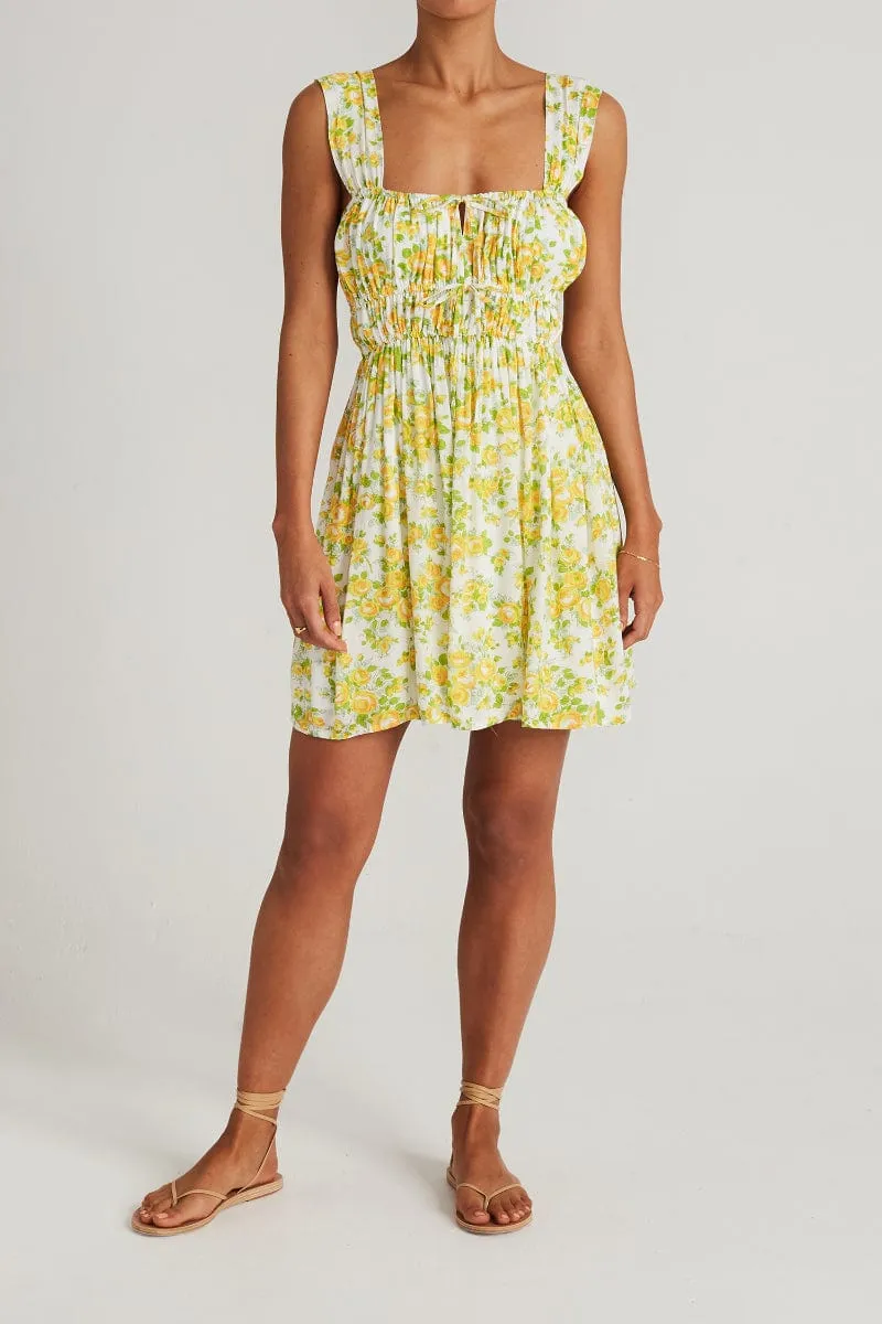 Praia Mini Dress Morello Floral Print - Final Sale sold by Faithfull the Brand product image thumbnail 2