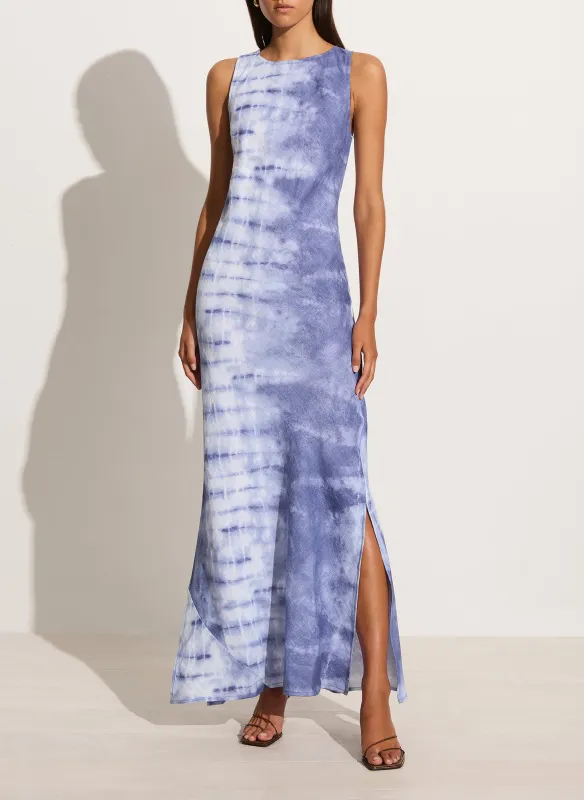 Lobo Maxi Dress Ceira Slate - Final Sale made by Faithfull the Brand