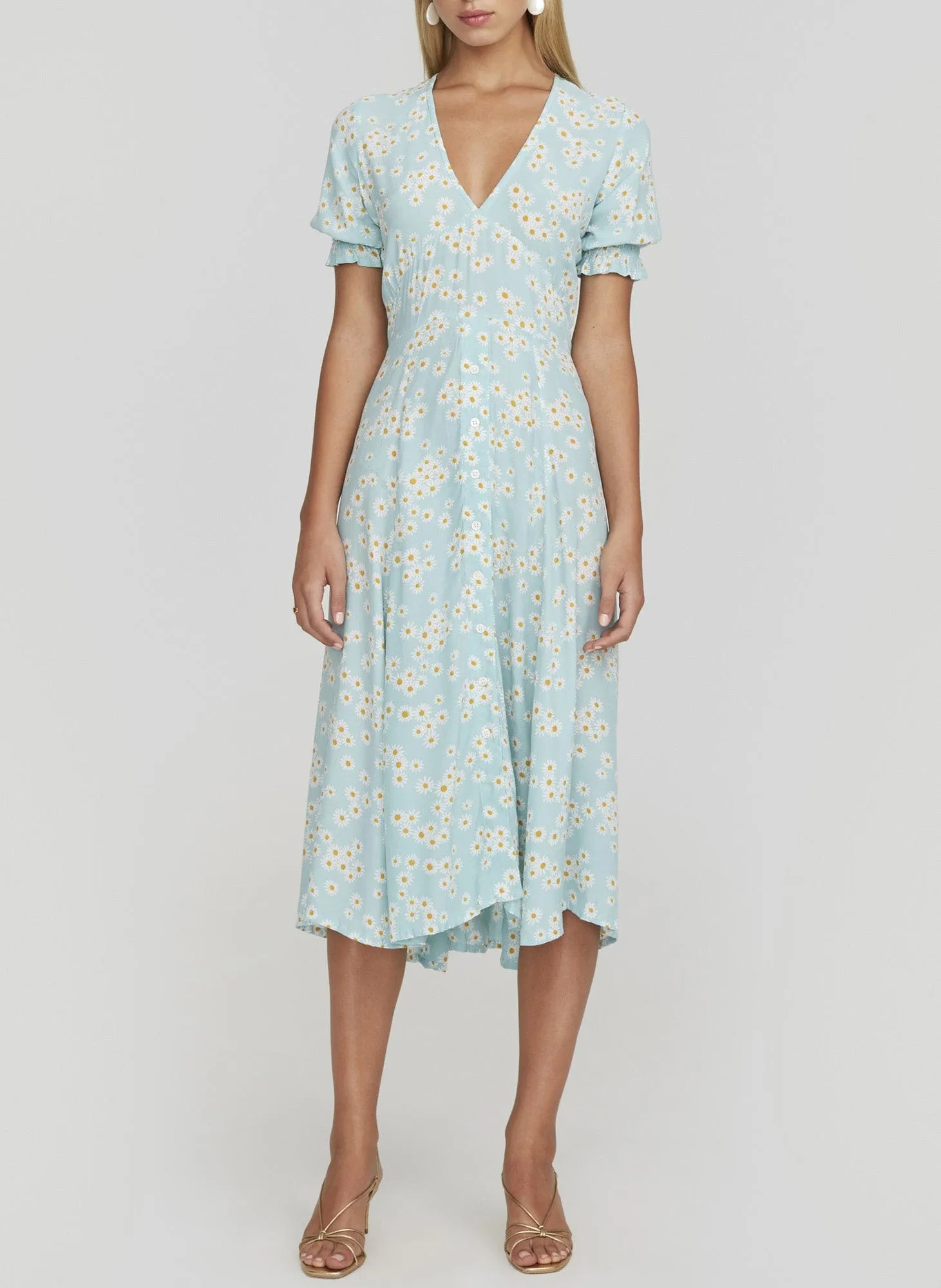 Zhoe Floral Print Ari Midi Dress - Final Sale sold by Faithfull the Brand product image thumbnail 3