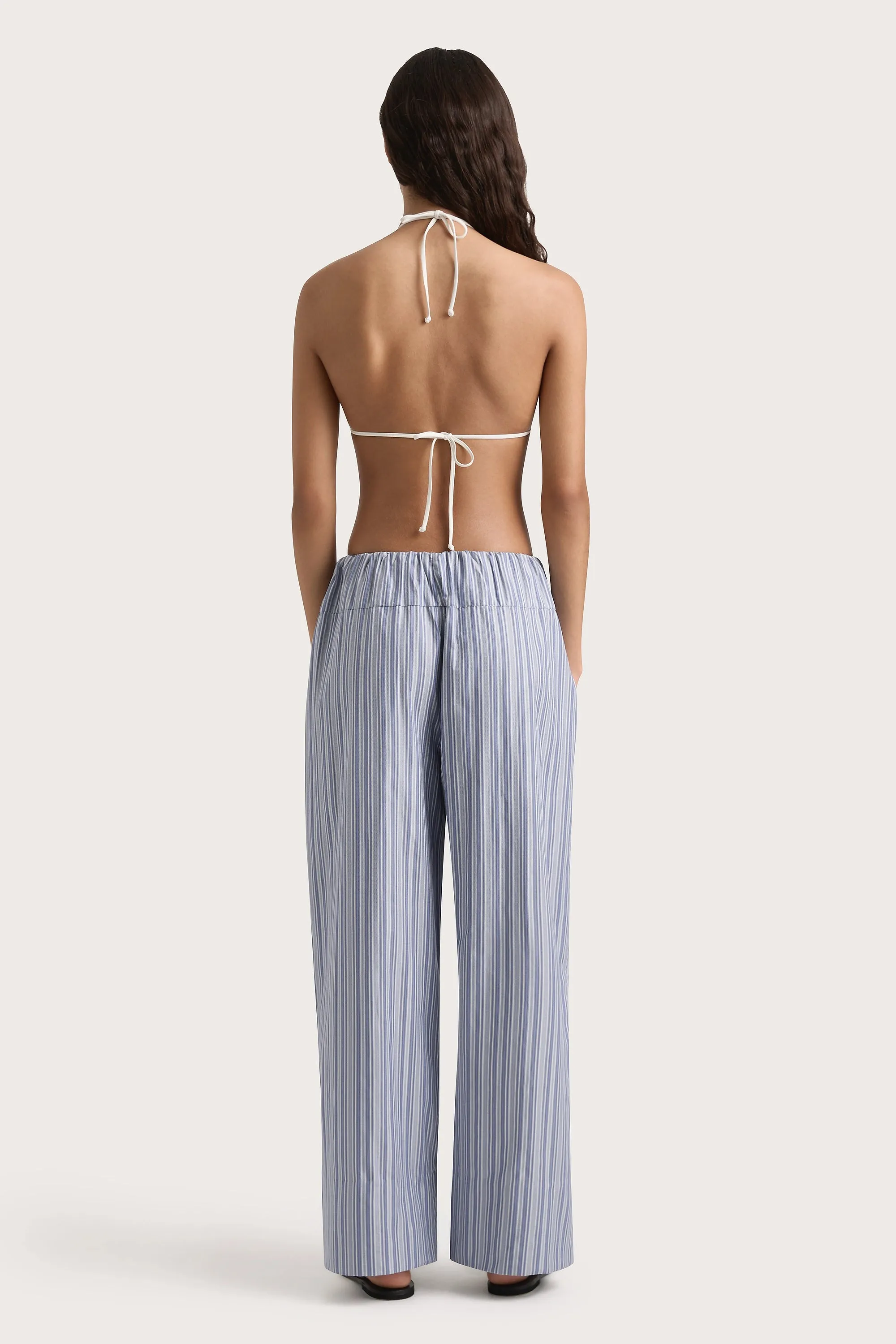 Vieu Relaxed Pant Blue Stripe - Final Sale sold by Faithfull the Brand product image thumbnail 5