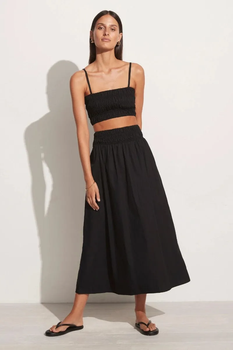 Liya Top Plain Black - Final Sale sold by Faithfull the Brand