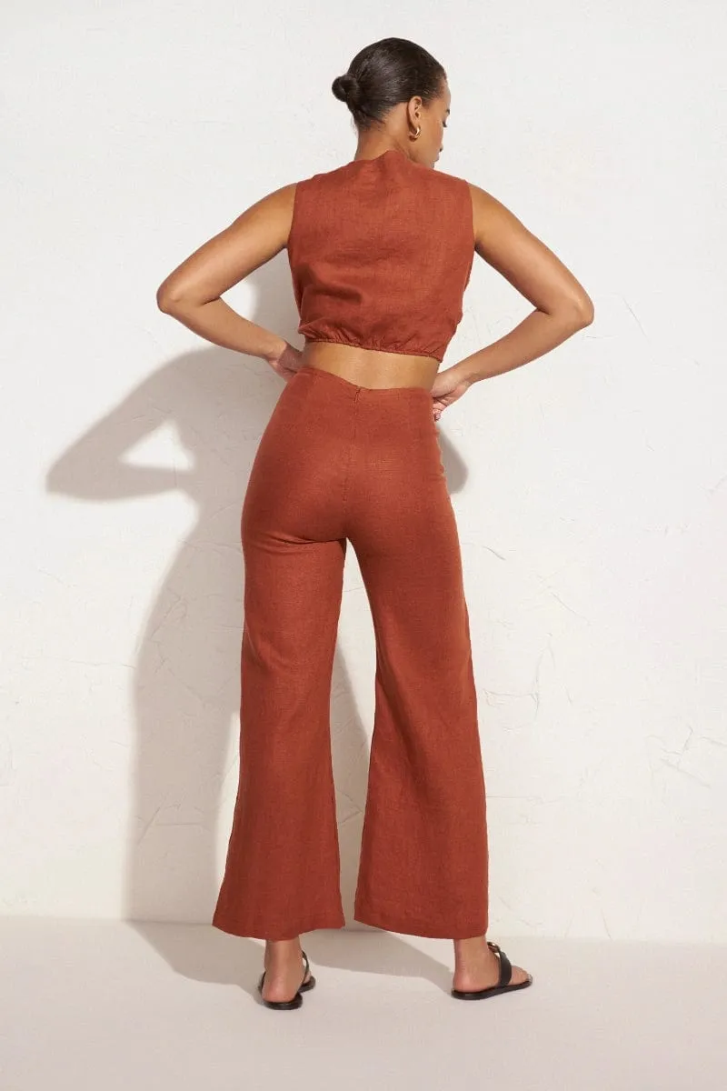 Ottavio Pants Plain Spice - Final Sale sold by Faithfull the Brand product image thumbnail 3