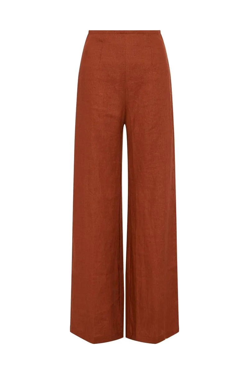 Ottavio Pants Plain Spice - Final Sale sold by Faithfull the Brand product image thumbnail 5